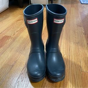 Women's Original Short Rain Boots - Navy - US Size 7